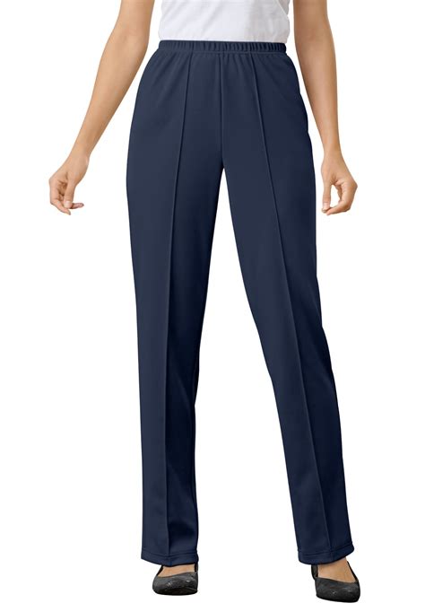 Elastic waist dress pants women - Investments Soft Separates Wide Leg Elastic Waist Mid Rise Pull-On Pants. $44.00. Dillard's Exclusive. ( 10)
